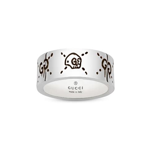 womens gucci ghost necklace|gucci ghost ring in silver.